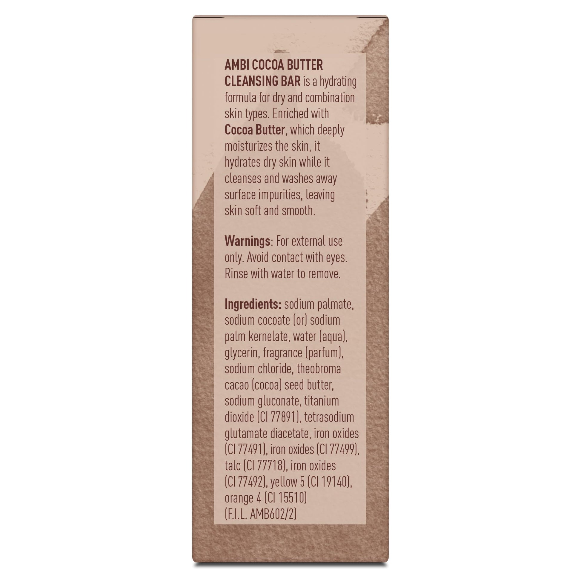 Ambi Cocoa Butter Cleansing Bar retail box