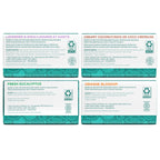 Natural soap laving demonstration for sensitive skin
