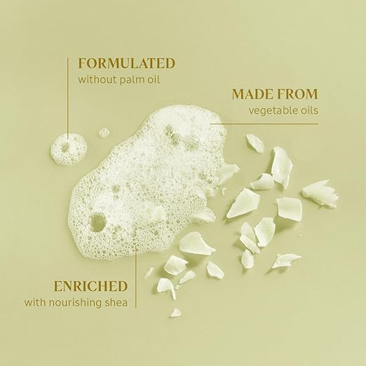 Premium L'Occitane verbena scented moisturizing soap bar side angle