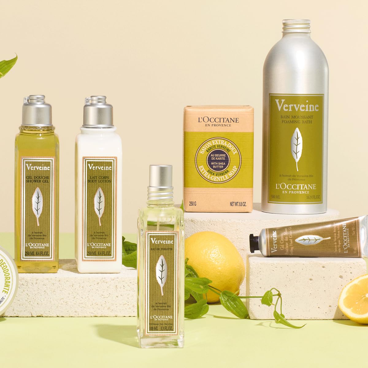 L'Occitane luxury vegan body soap bar back packaging view
