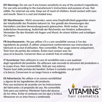 Vitamins Hair Cosmetics keratin mask bottle with hair care accessories