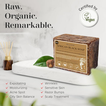 Era of Nature vegan skincare bar containing pure unrefined shea butter