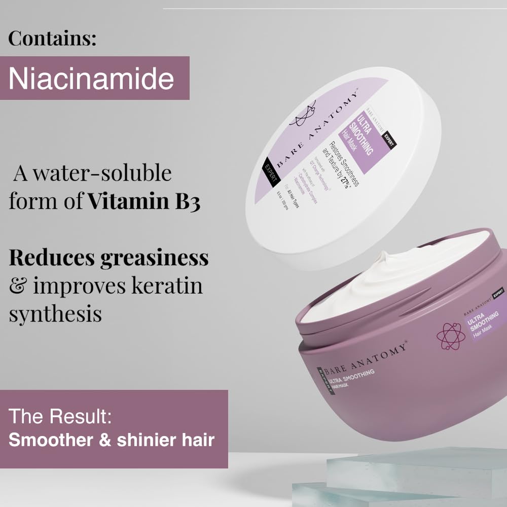 Bare Anatomy Ultra Smoothing range set including hair mask