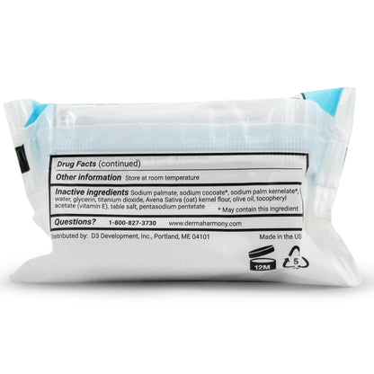 Texture and detail of Dermaharmony therapeutic soap bar
