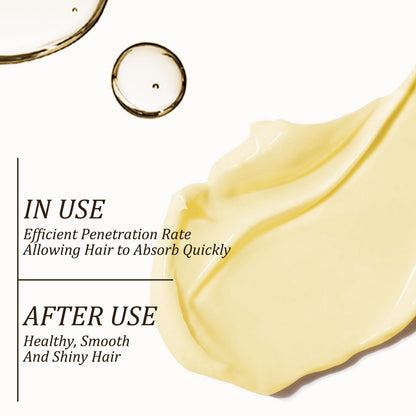 Texture demonstration of Tgideas hydrating hair masque
