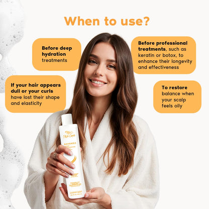 Deep conditioning B-tox hair mask texture