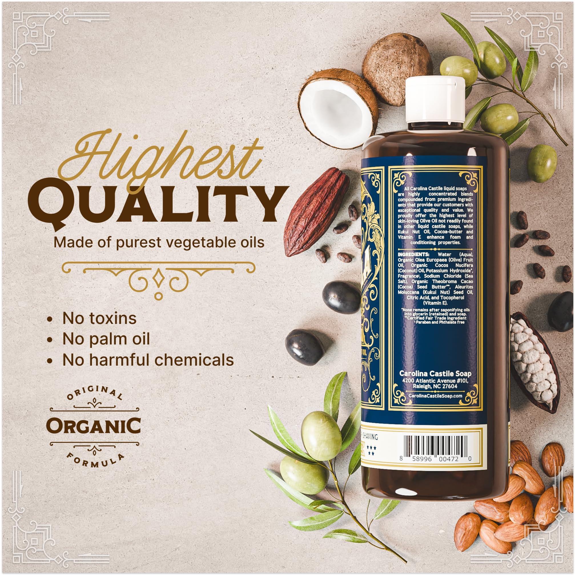 Carolina Castile Soap tobacco vanilla scent concentrated pour demonstration