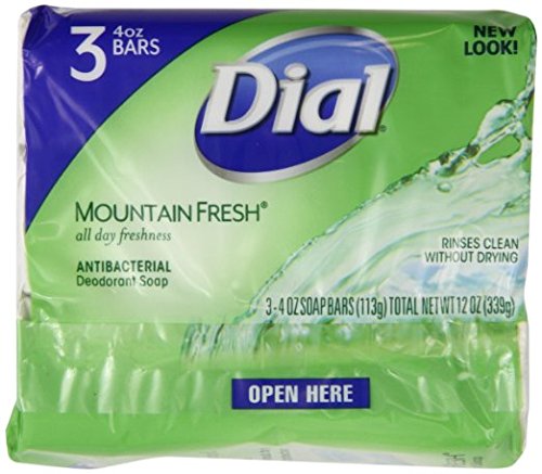 Dial Mountain Fresh soap three bar pack for daily hygiene