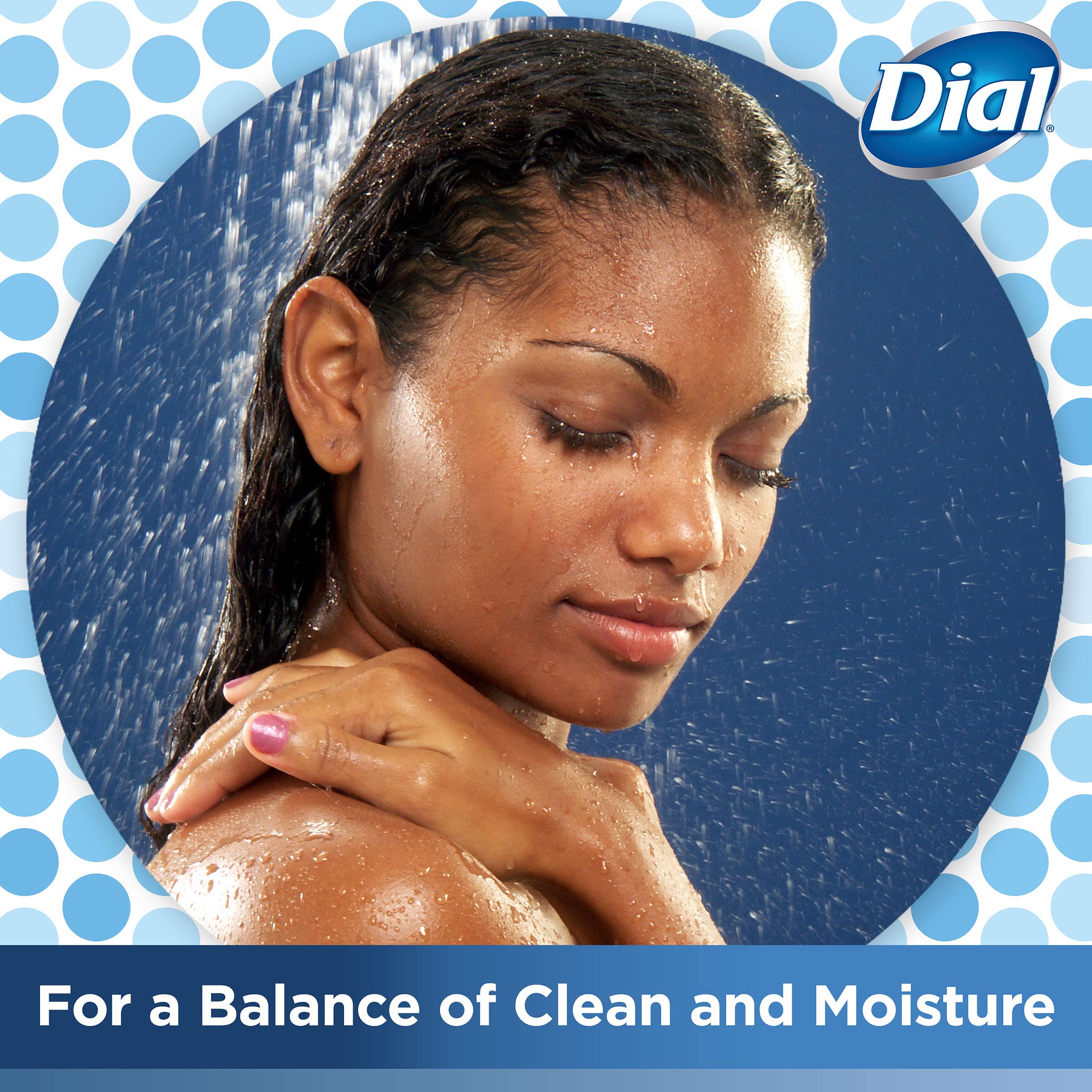 Dial clean and refresh four ounce soap bars package back