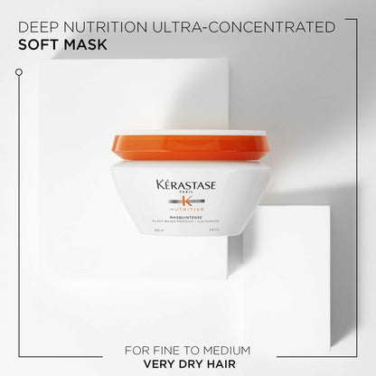 Detailed view of Kerastase Nutritive Masquintense product benefits