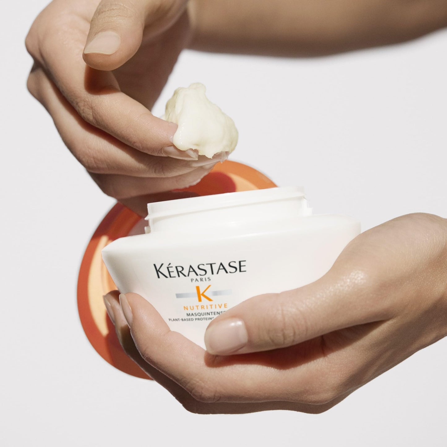 Professional hair care mask for fine to medium dry hair