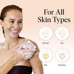 Kitsch shea butter body wash bar creating rich lather with water