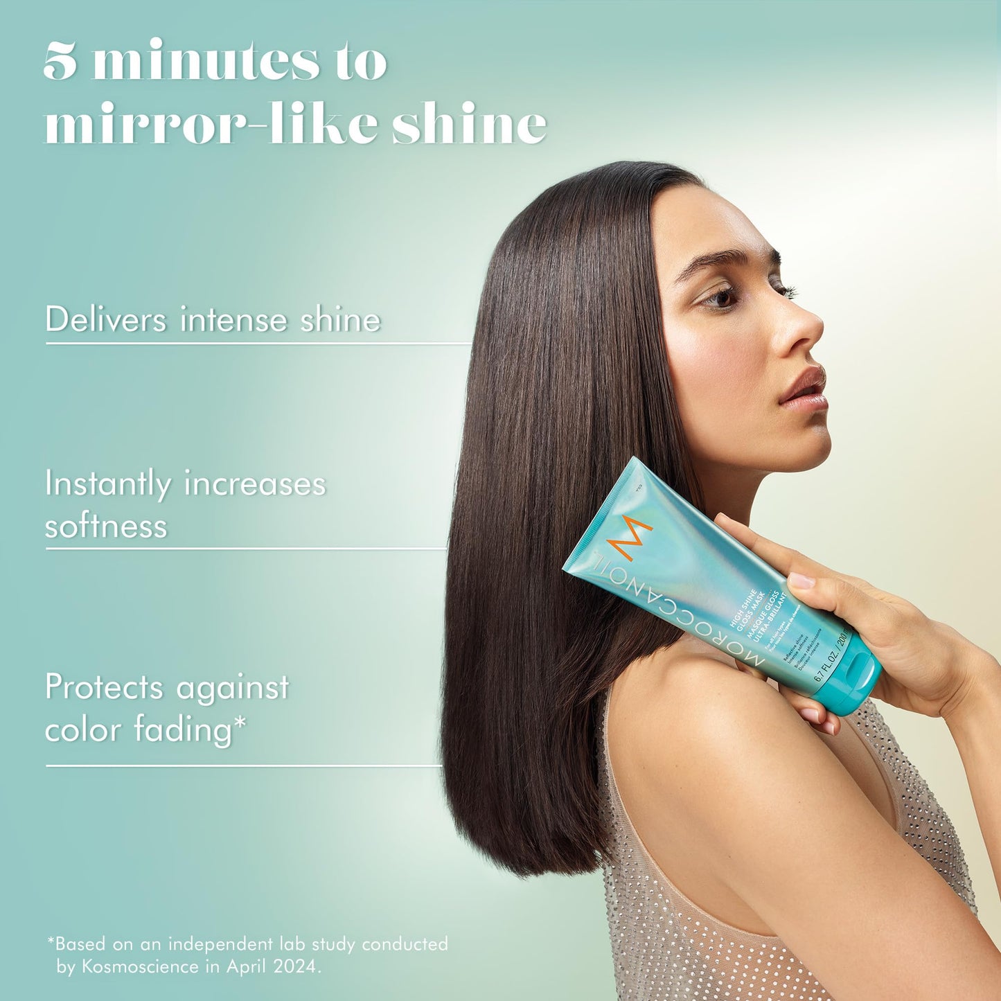 Moroccanoil high shine treatment mask for color protection and frizz control