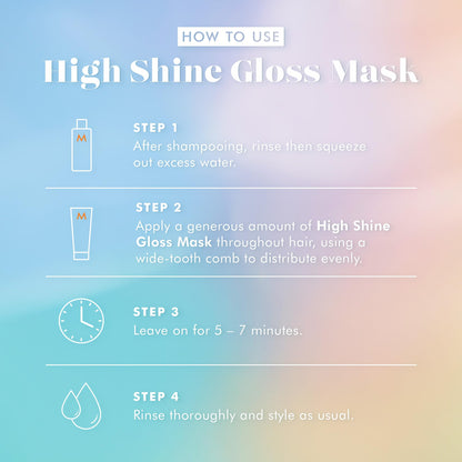 Moroccanoil professional salon gloss at home hair treatment packaging