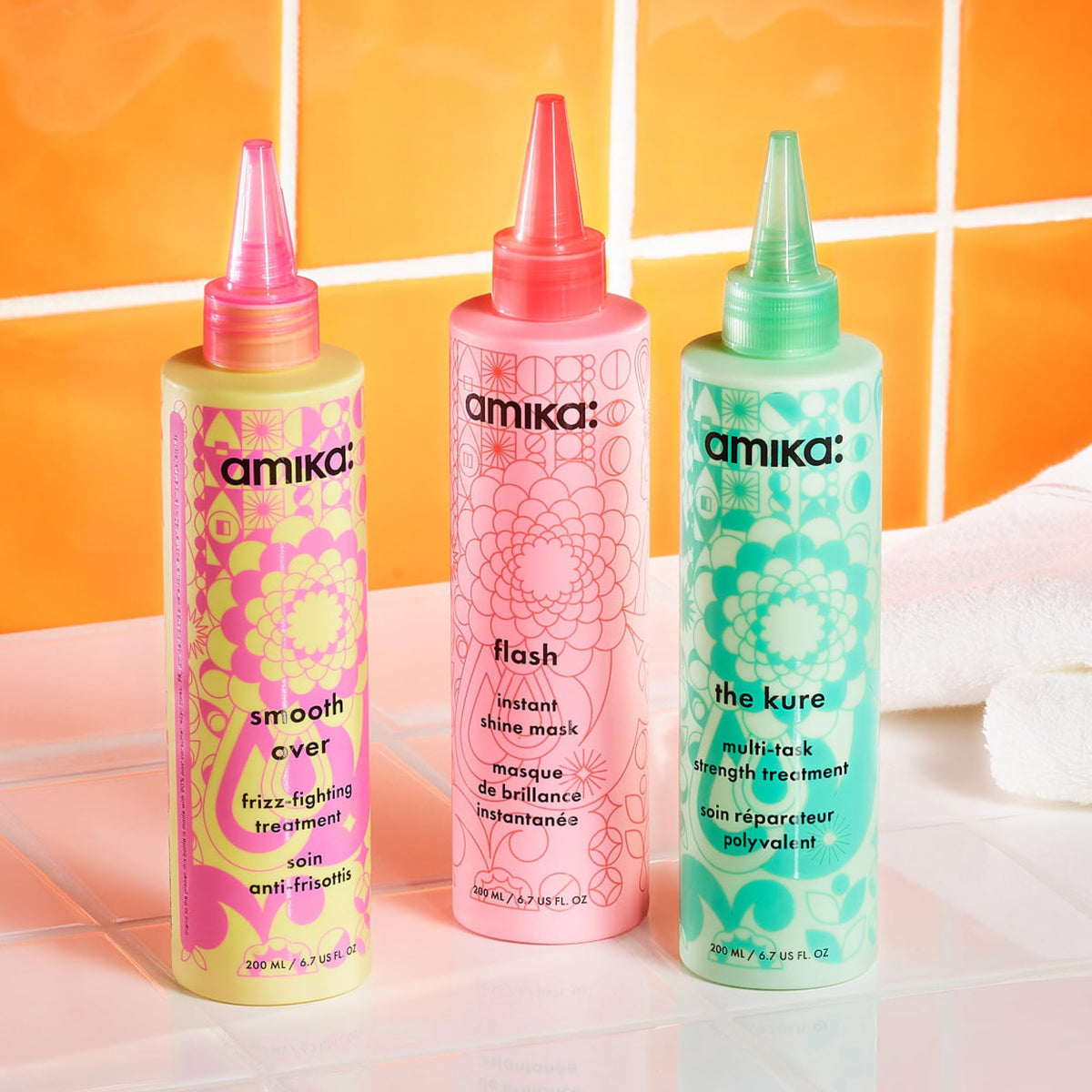 Amika Flash Instant Shine Mask 6 fluid ounces container