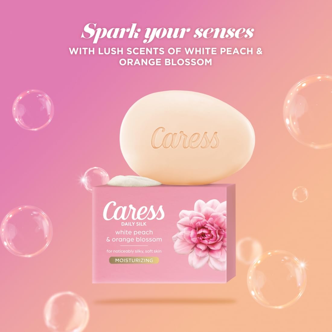 Caress Daily Silk moisturizing soap bars 3.15 ounce