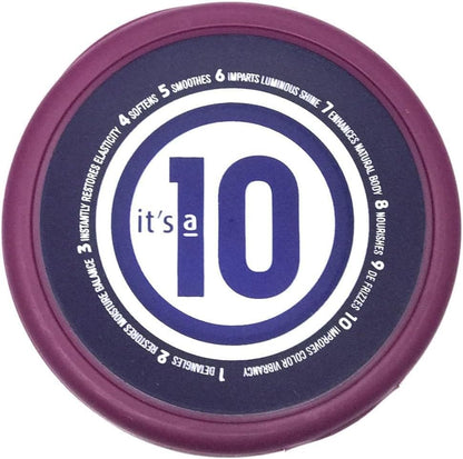 Close up of It's A 10 Miracle Hair Mask jar