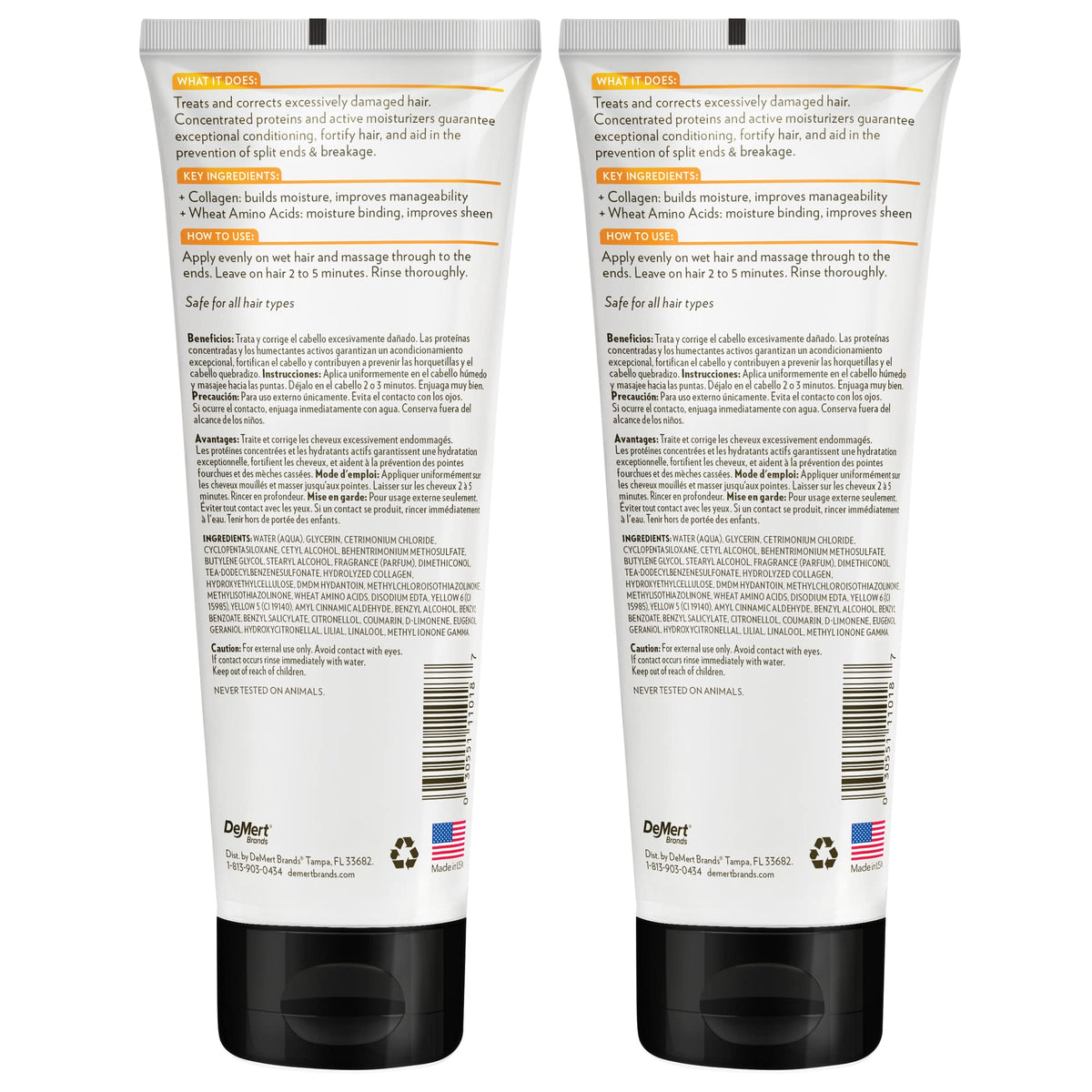 Hi-Pro-Pac Hair Mask packaging showing brand and product details