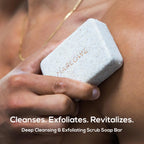Marlowe exfoliating bar soap packaging details