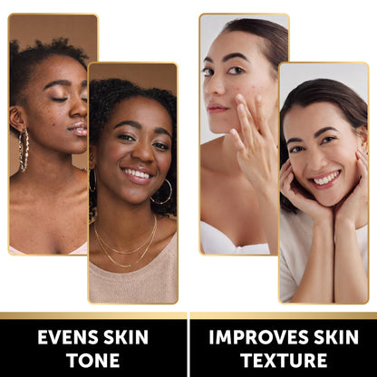 VALITIC dark spot corrector soap bars showing the infused ingredients of vitamin C and retinol