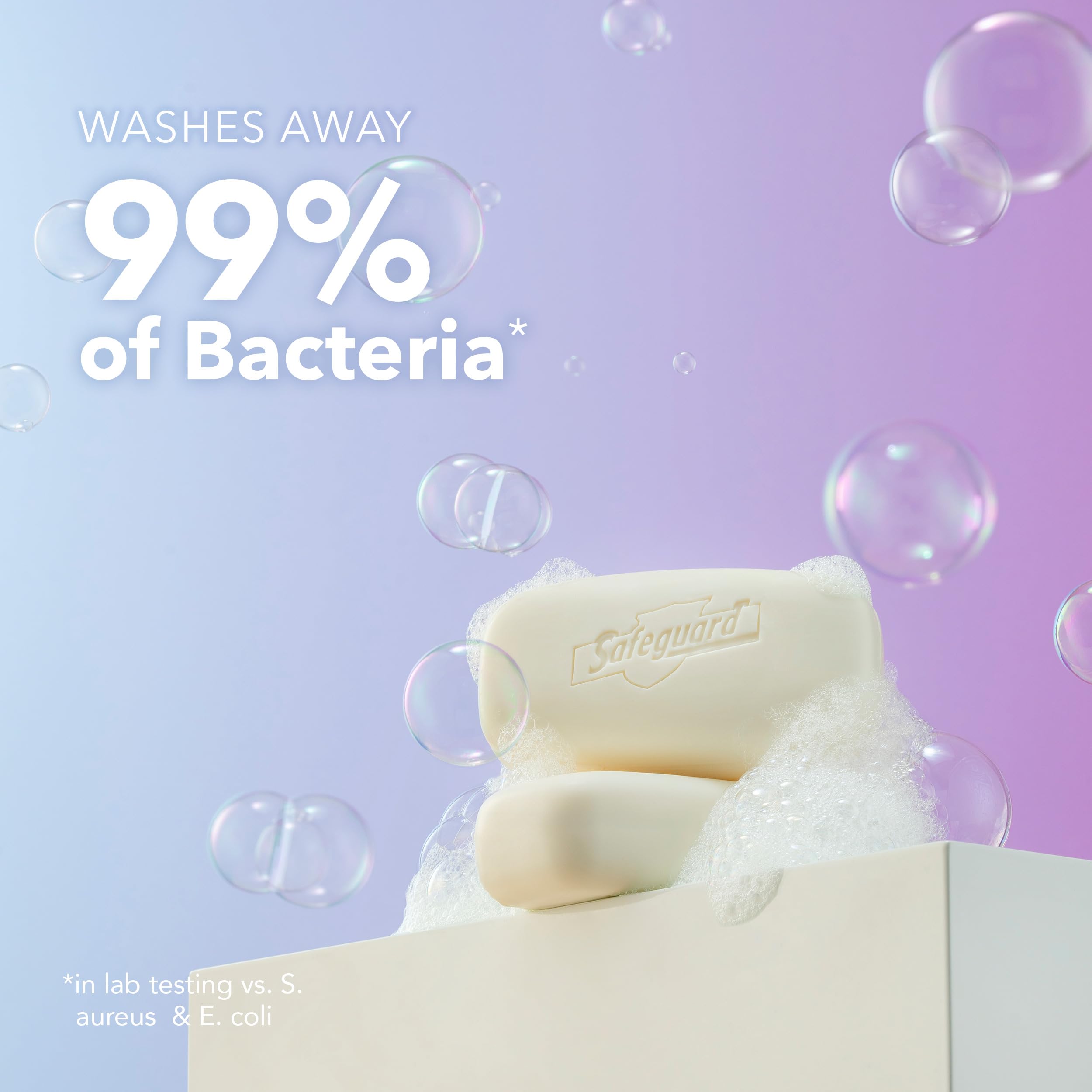 Safeguard plant based micellar antibacterial soap bars with aloe vera extract