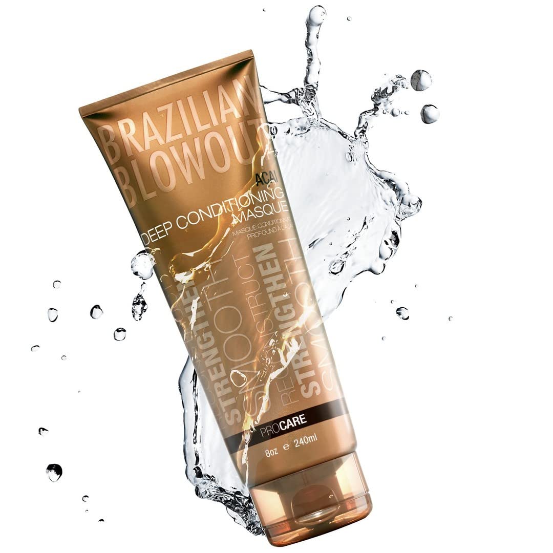 Authentic Brazilian Blowout hair masque treatment tube packaging