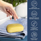 Natural Elephant Dead Sea Sulfur Soap Bar ingredient highlights graphic