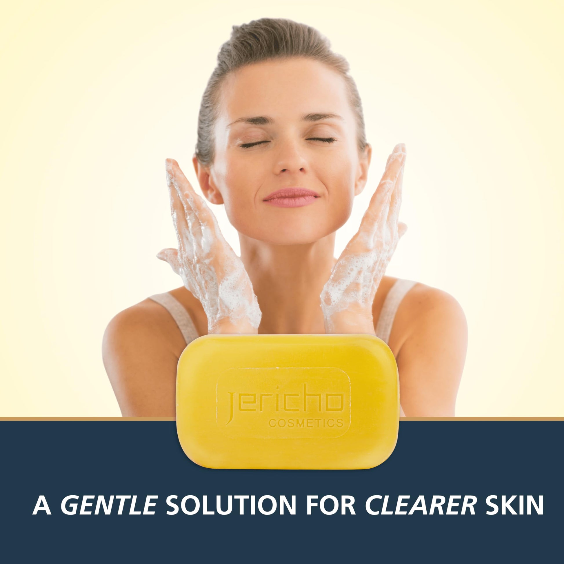 Jericho cruelty-free and paraben-free natural soap bars display
