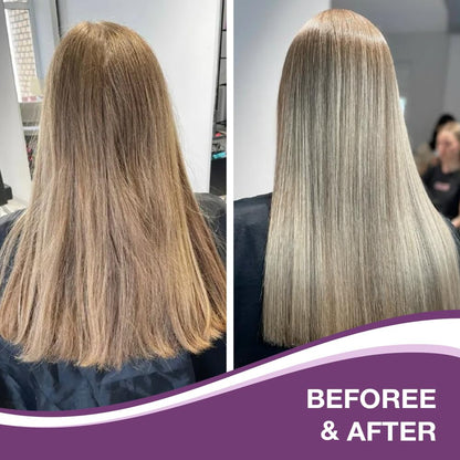 Karseell Professional Purple Hair Mask for silver and gray hair color correction close up view