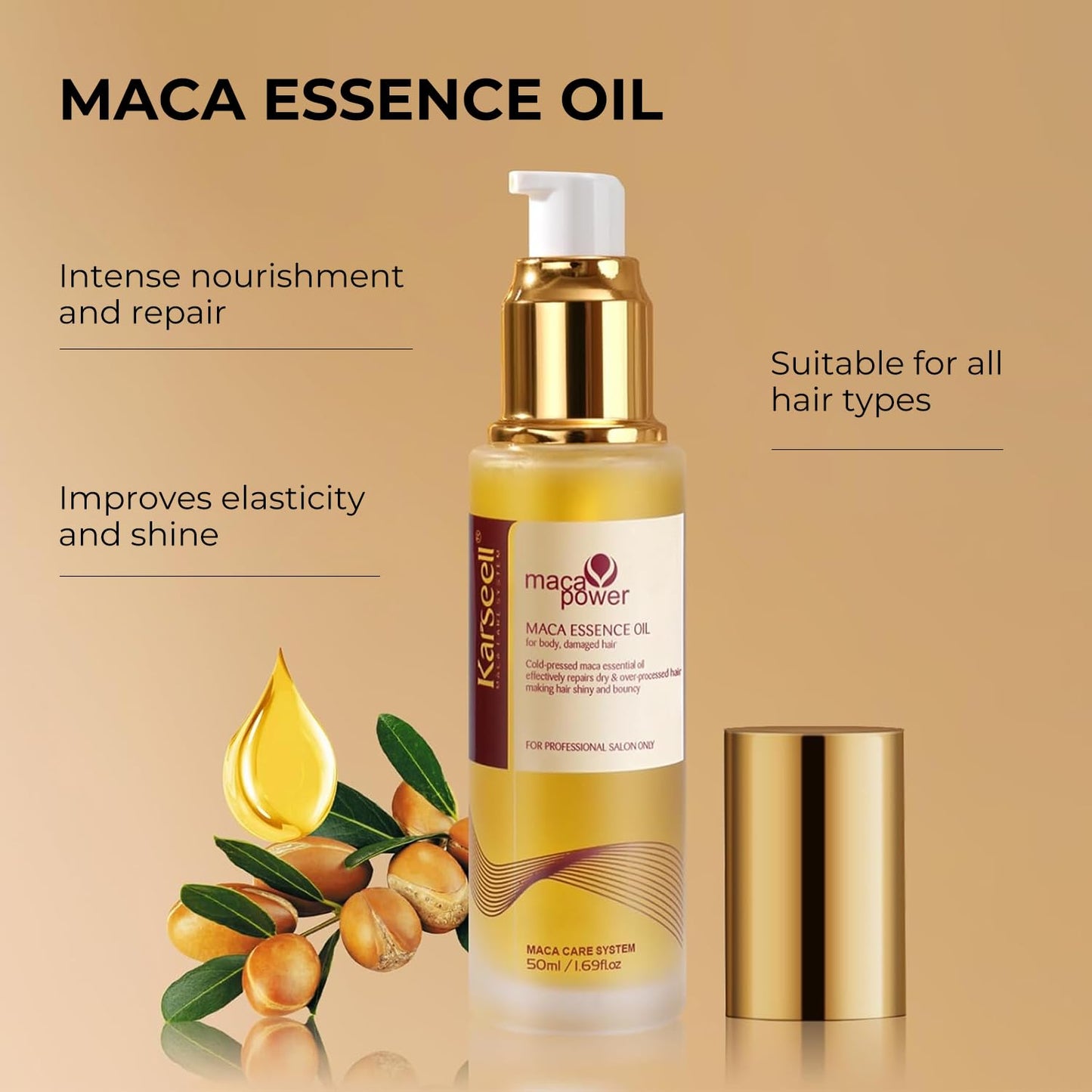 Authentic Karseell deep conditioning hair treatment packaging