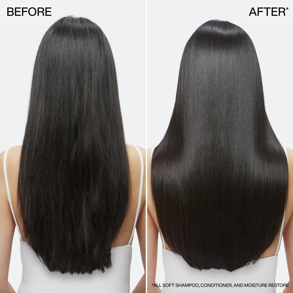 Redken All Soft Moisture Restore Leave-In Treatment back label details