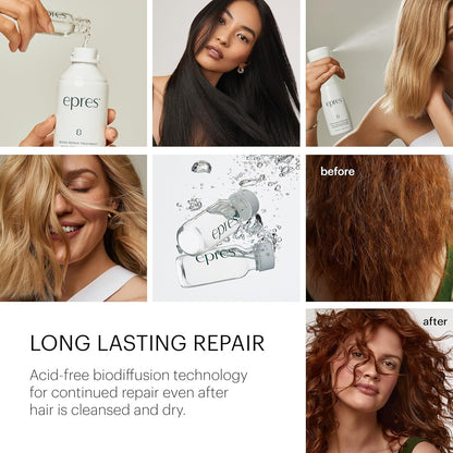 Epres shampoo and conditioner bottles for healthy hair