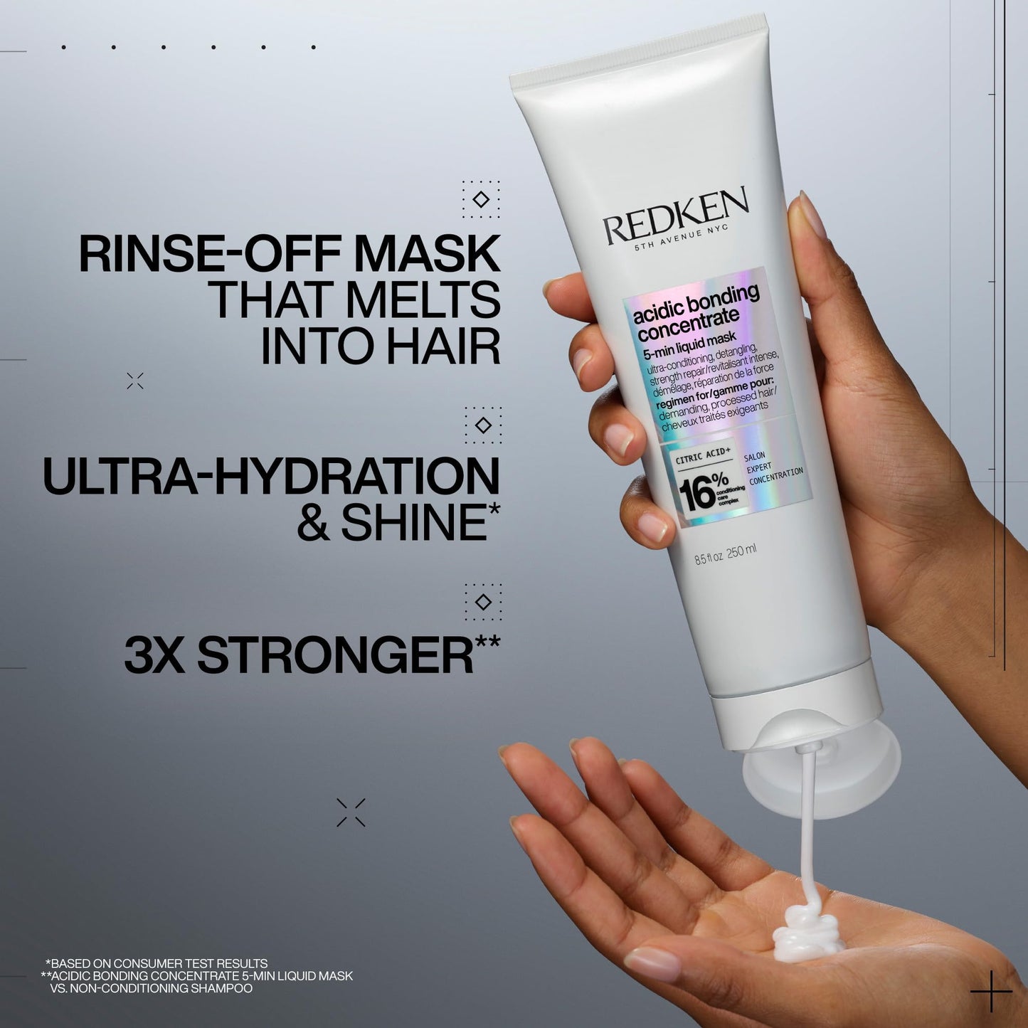 Redken Acidic Bonding Concentrate hair mask packaging details