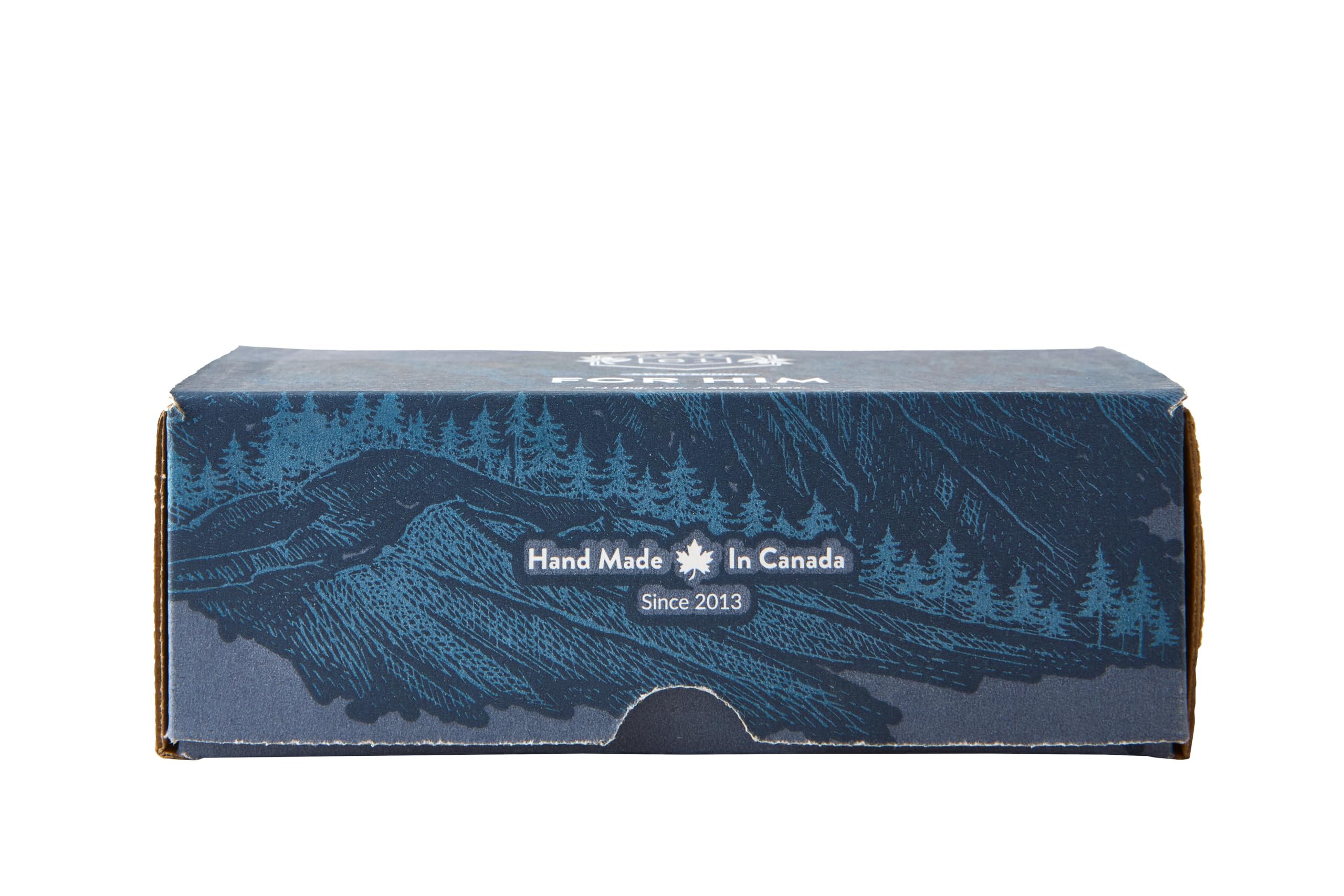 Crate 61 Organics cold process vegan men soap bars displayed individually with ingredients.