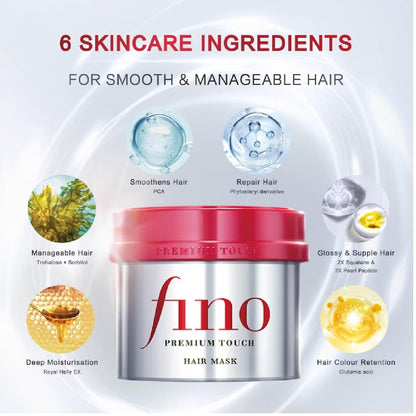 Texture of Fino Premium Touch Hair Mask for deep conditioning
