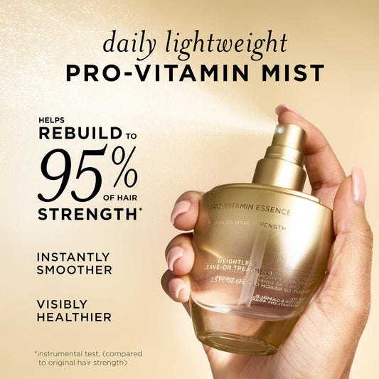 Pantene Pro-Vitamin Essence hair treatment label details