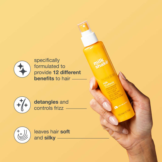 Milkshake Incredible Milk spray mask bottle label details