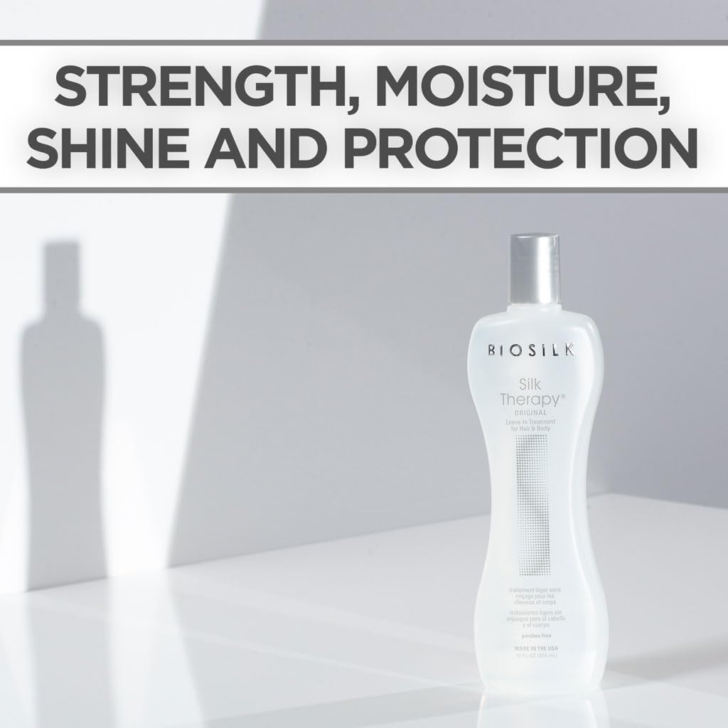 BioSilk Silk Therapy 12 fluid ounce bottle for hair smoothing