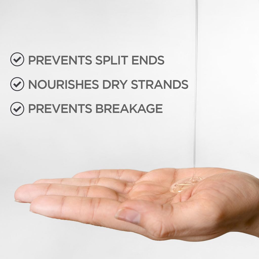 Side profile of BioSilk Silk Therapy original hair treatment