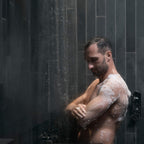 Dove Men Plus Care bar soap side angle view