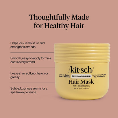 Kitsch hair repair mask for curly and coily hair types