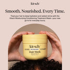 Kitsch moisturizing hair mask side profile view