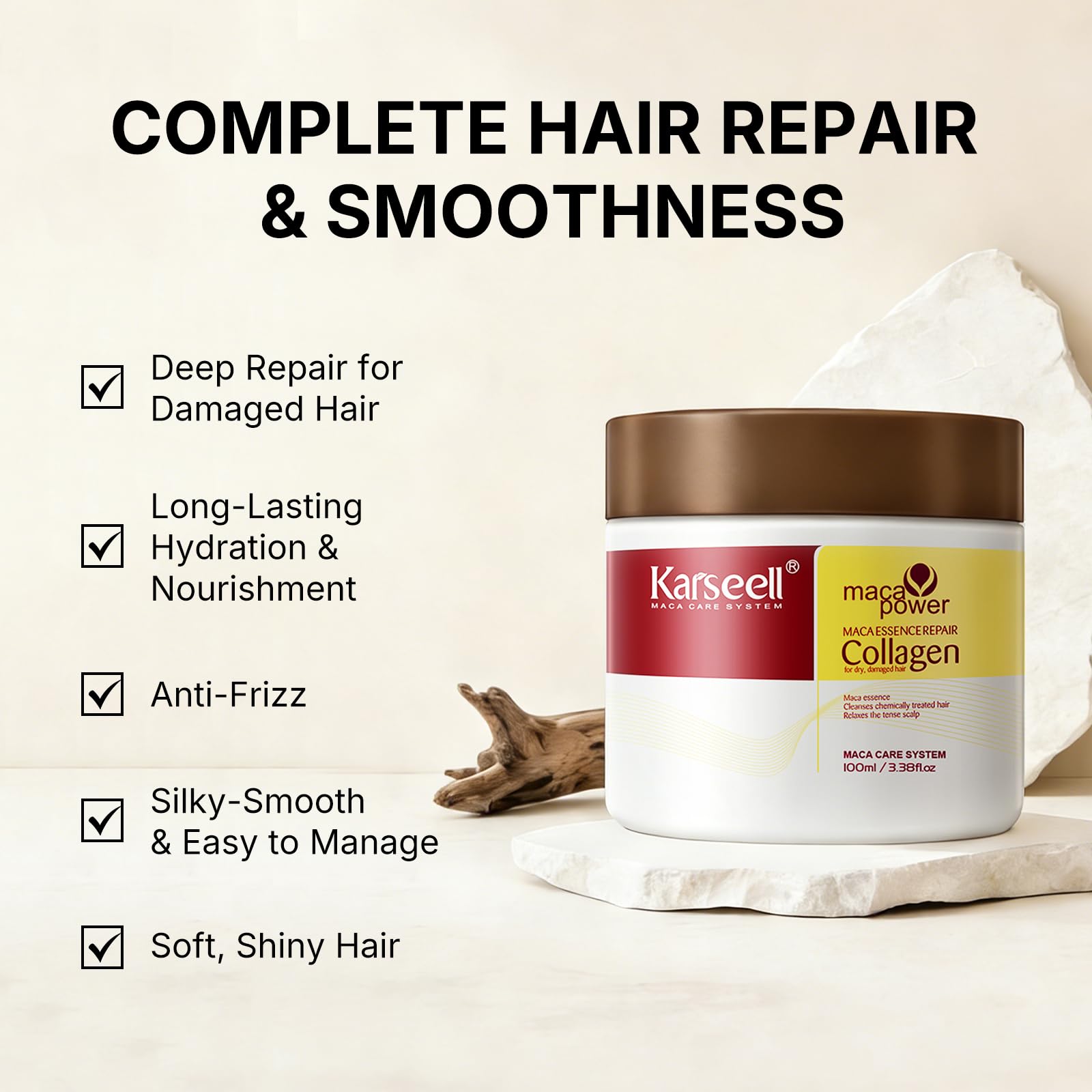 Karseell deep repair hair mask texture