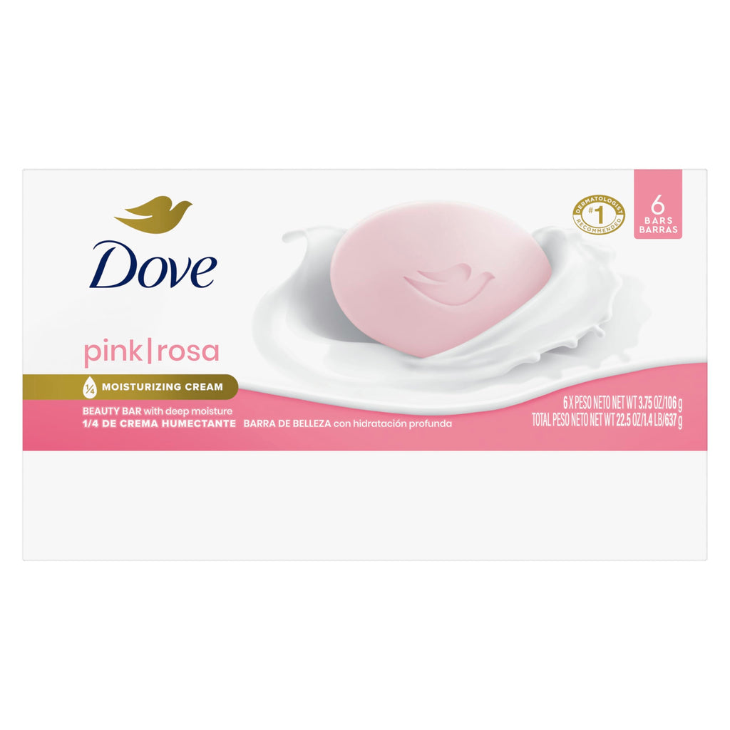 Dove beauty soap six pack box display