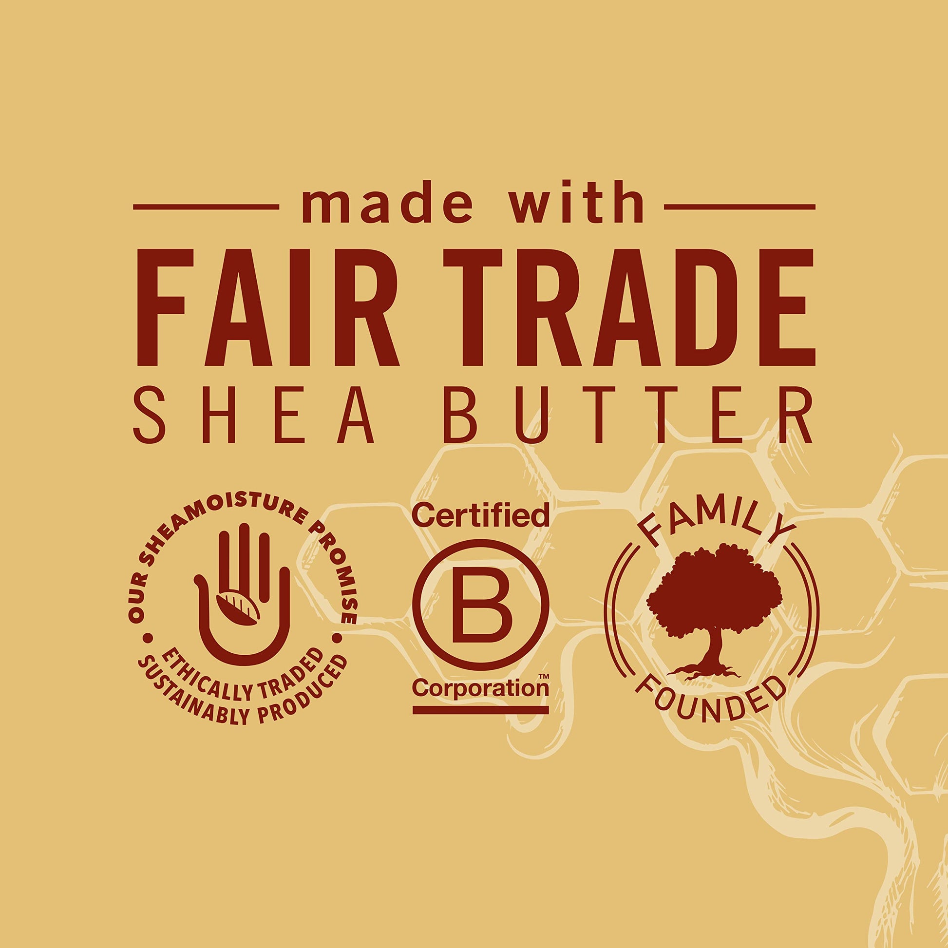 Side profile of SheaMoisture hydration hair mask packaging