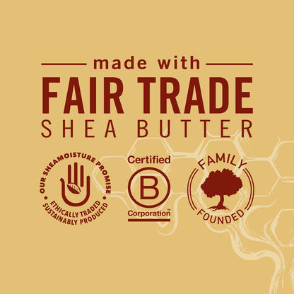 Side profile of SheaMoisture hydration hair mask packaging