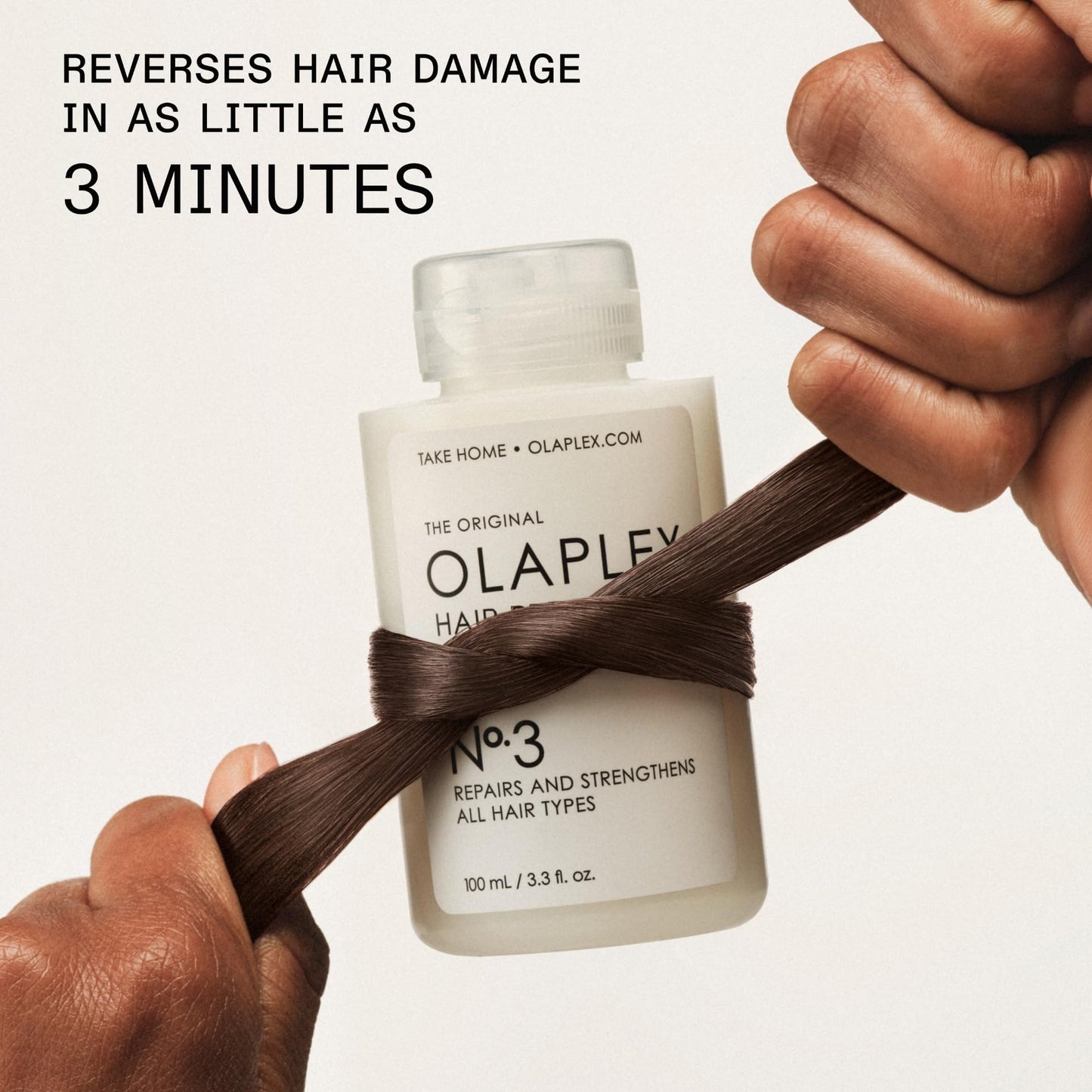 Authentic Olaplex Number 3 packaging for hair repair