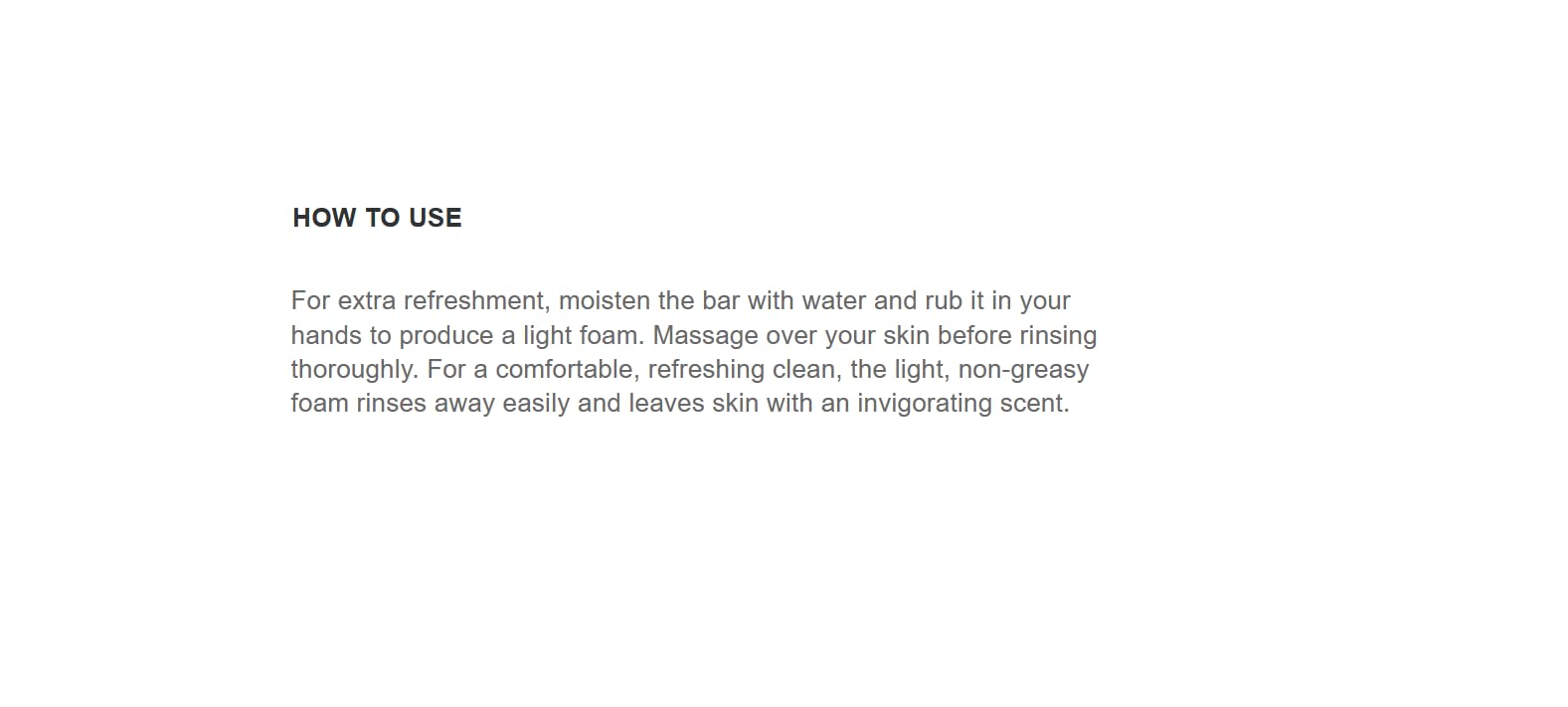 Dove Men Care body face and shaving bar soap text details