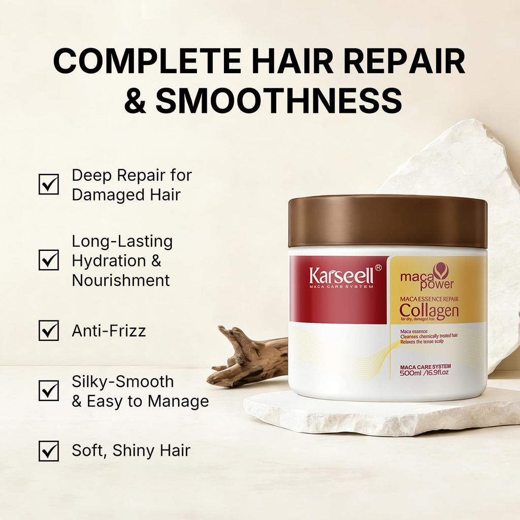Karseell repair treatment container next to packaging box