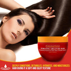 Arvazallia hair mask label and packaging closeup